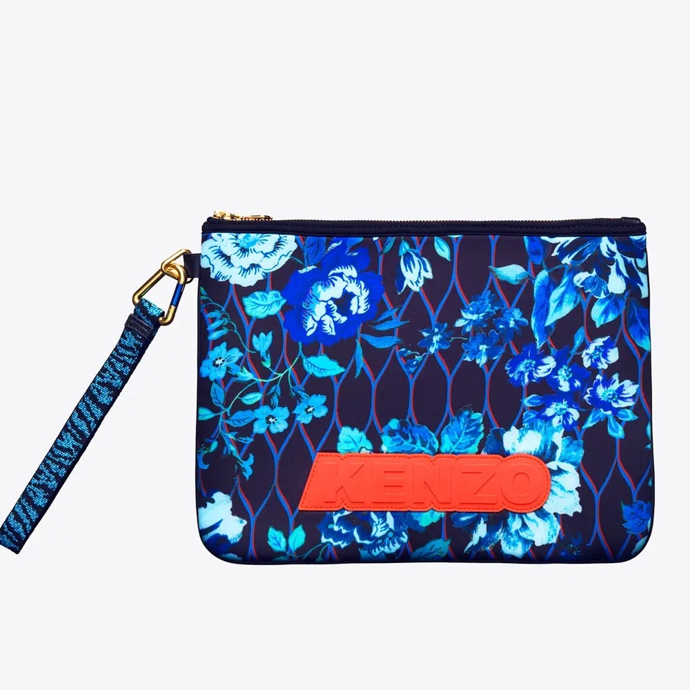 Kenzo X H&M Patterned Scuba-Look Pouch